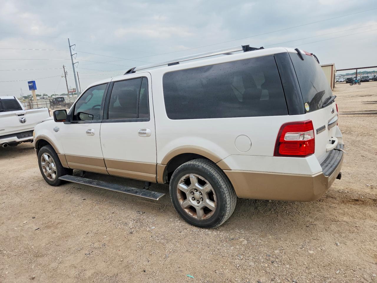 2013 Ford Expedition El Xlt White vin: 1FMJK1H50DEF42689