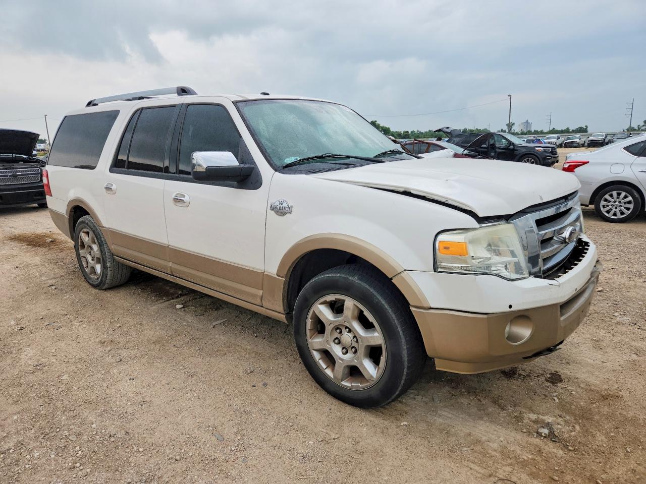 2013 Ford Expedition El Xlt White vin: 1FMJK1H50DEF42689