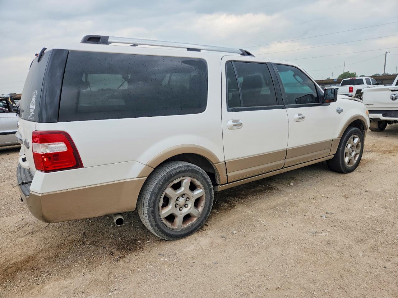 2013 Ford Expedition El Xlt White vin: 1FMJK1H50DEF42689