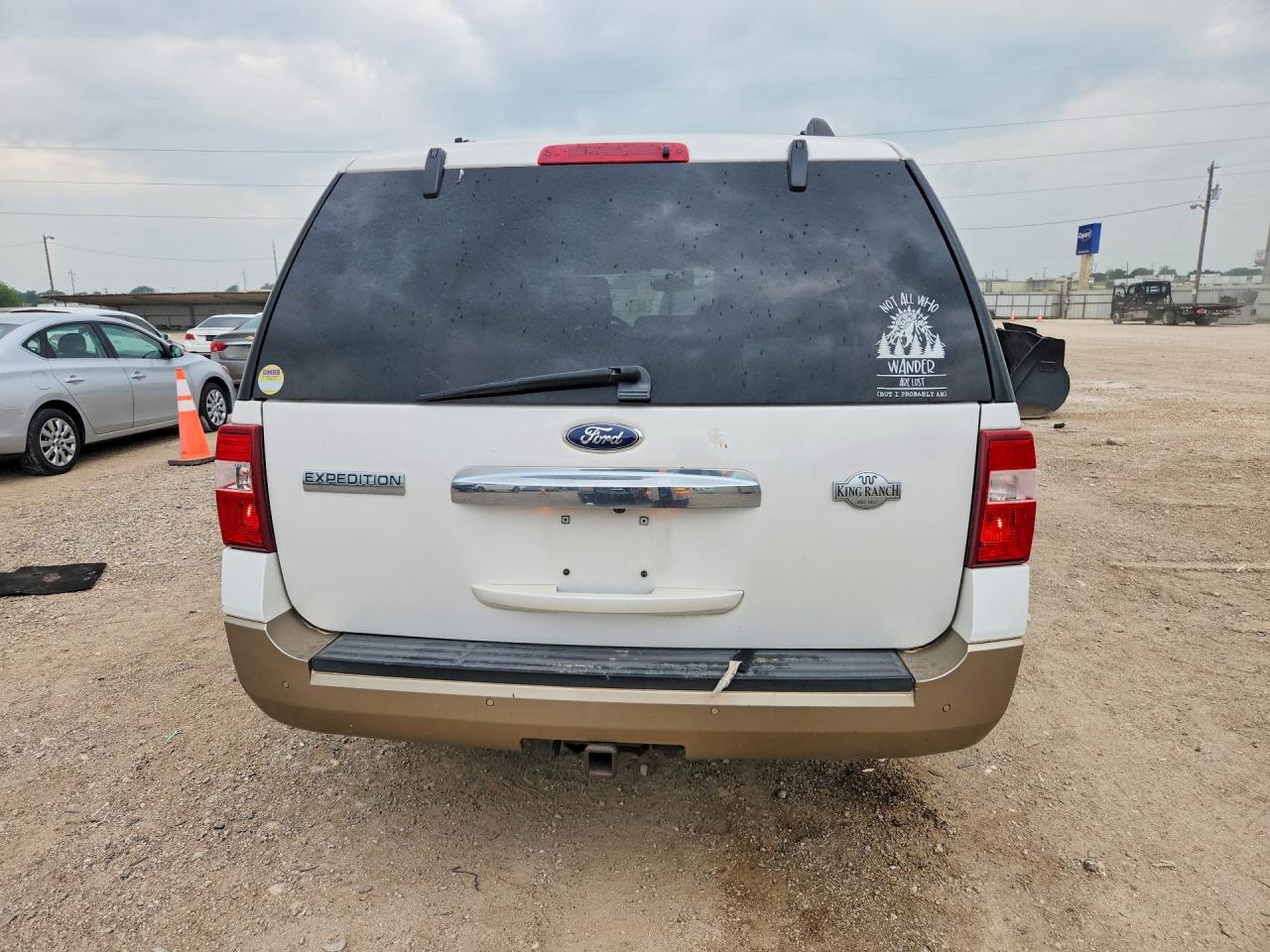2013 Ford Expedition El Xlt White vin: 1FMJK1H50DEF42689