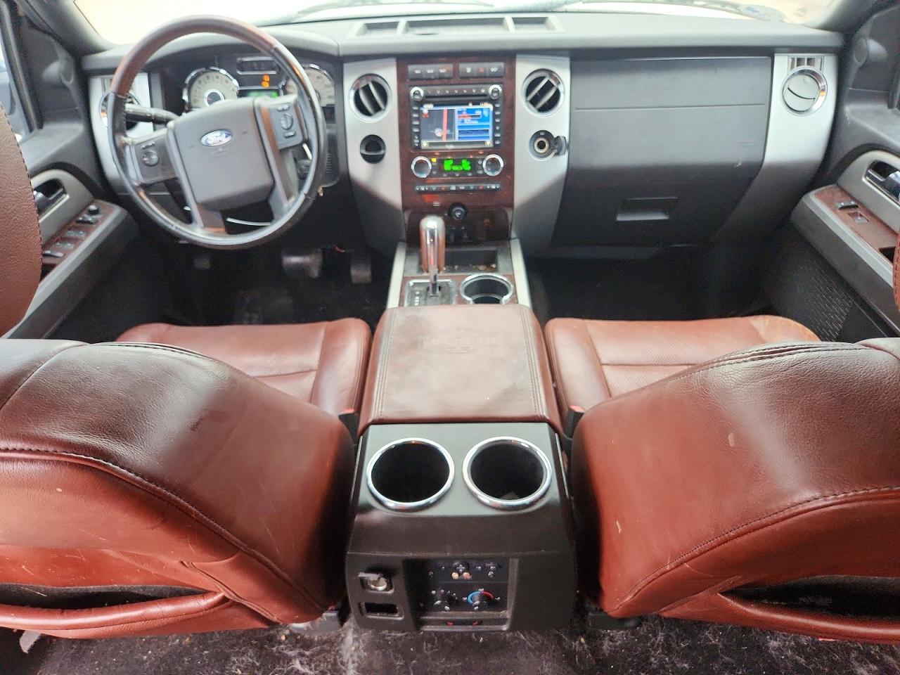 2013 Ford Expedition El Xlt White vin: 1FMJK1H50DEF42689