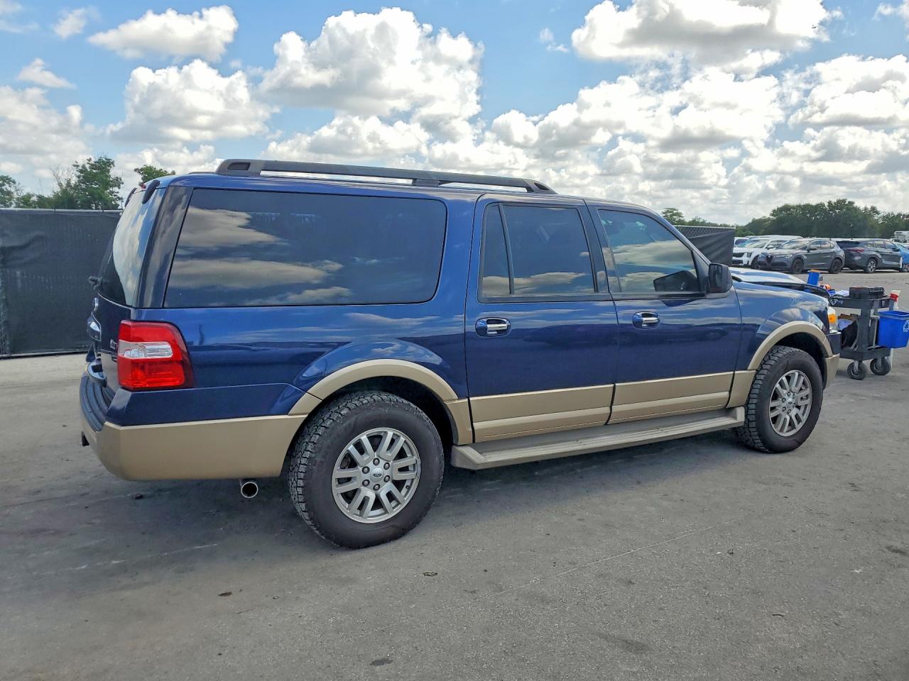 2012 Ford Expedition El Xlt Blue vin: 1FMJK1H51CEF07013