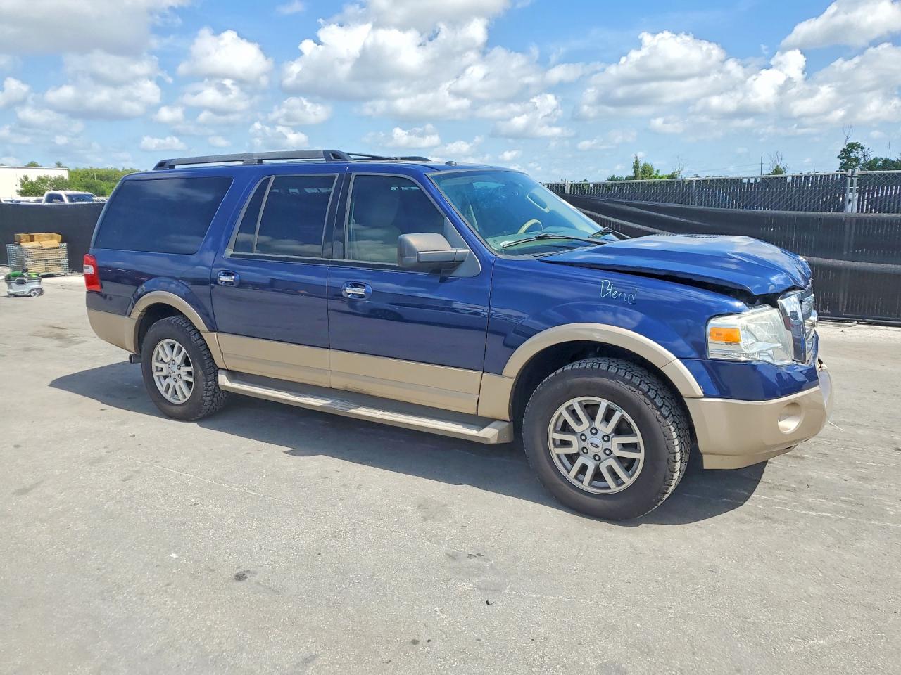 2012 Ford Expedition El Xlt Blue vin: 1FMJK1H51CEF07013