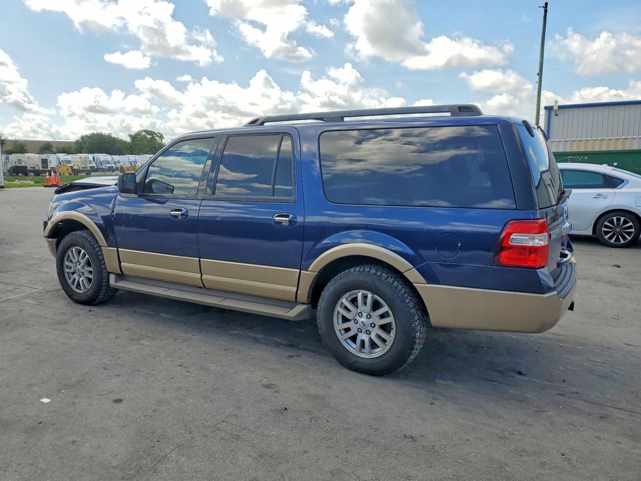 2012 Ford Expedition El Xlt Blue vin: 1FMJK1H51CEF07013