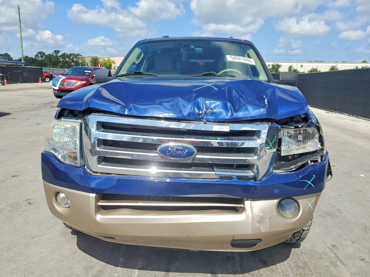 2012 Ford Expedition El Xlt Blue vin: 1FMJK1H51CEF07013