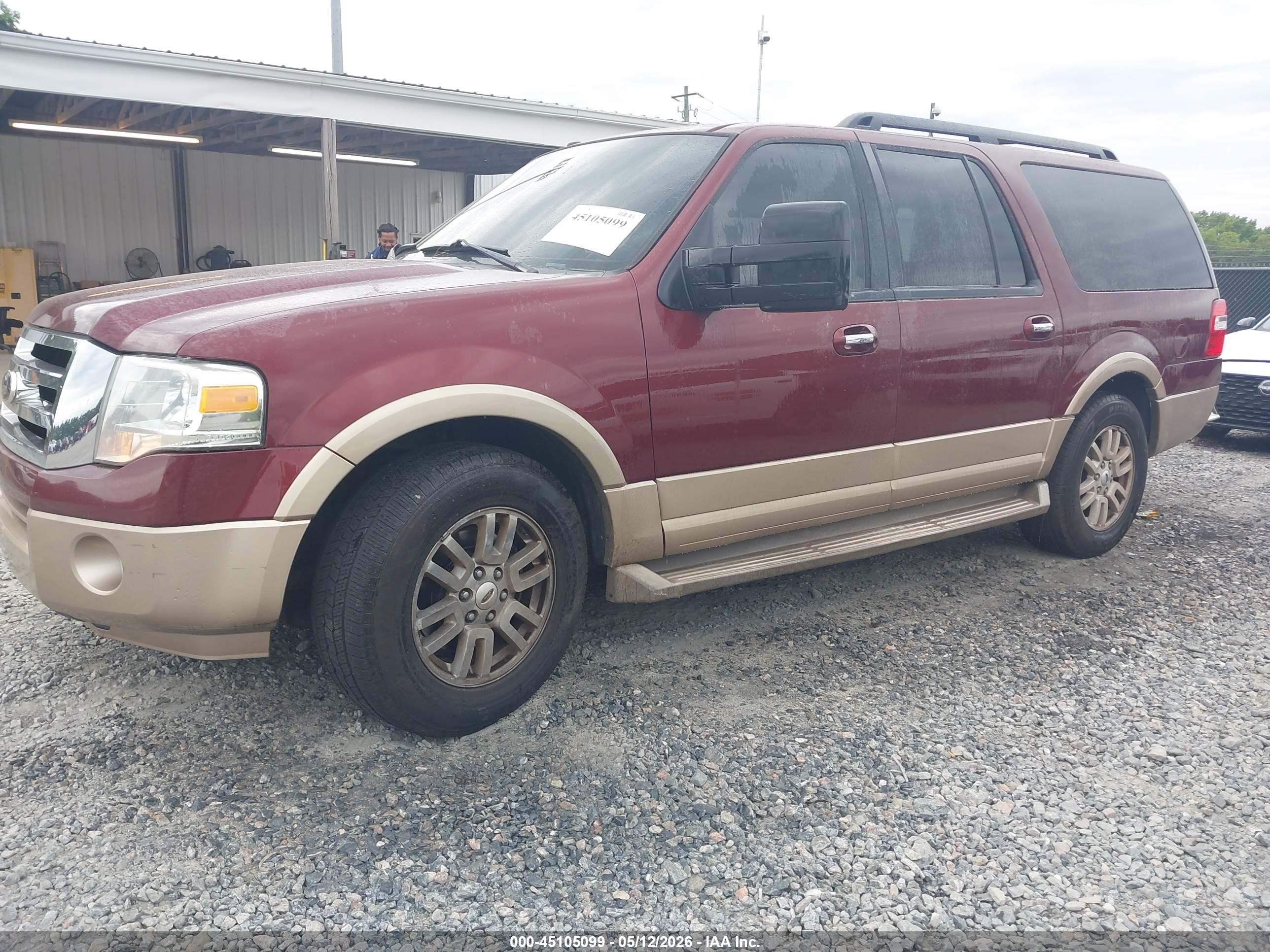 2012 Ford Expedition El Xlt Maroon vin: 1FMJK1H51CEF40318