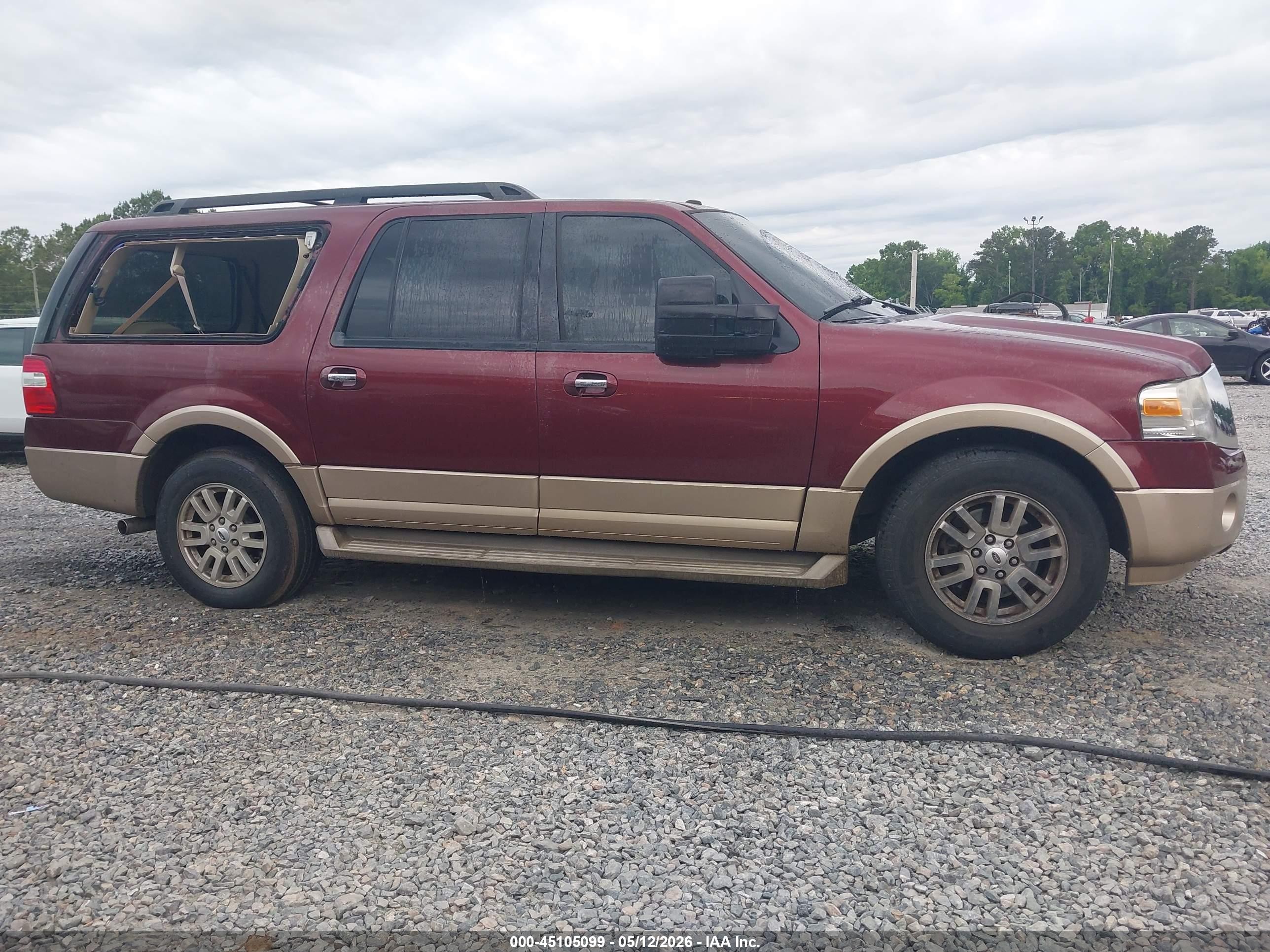 2012 Ford Expedition El Xlt Maroon vin: 1FMJK1H51CEF40318