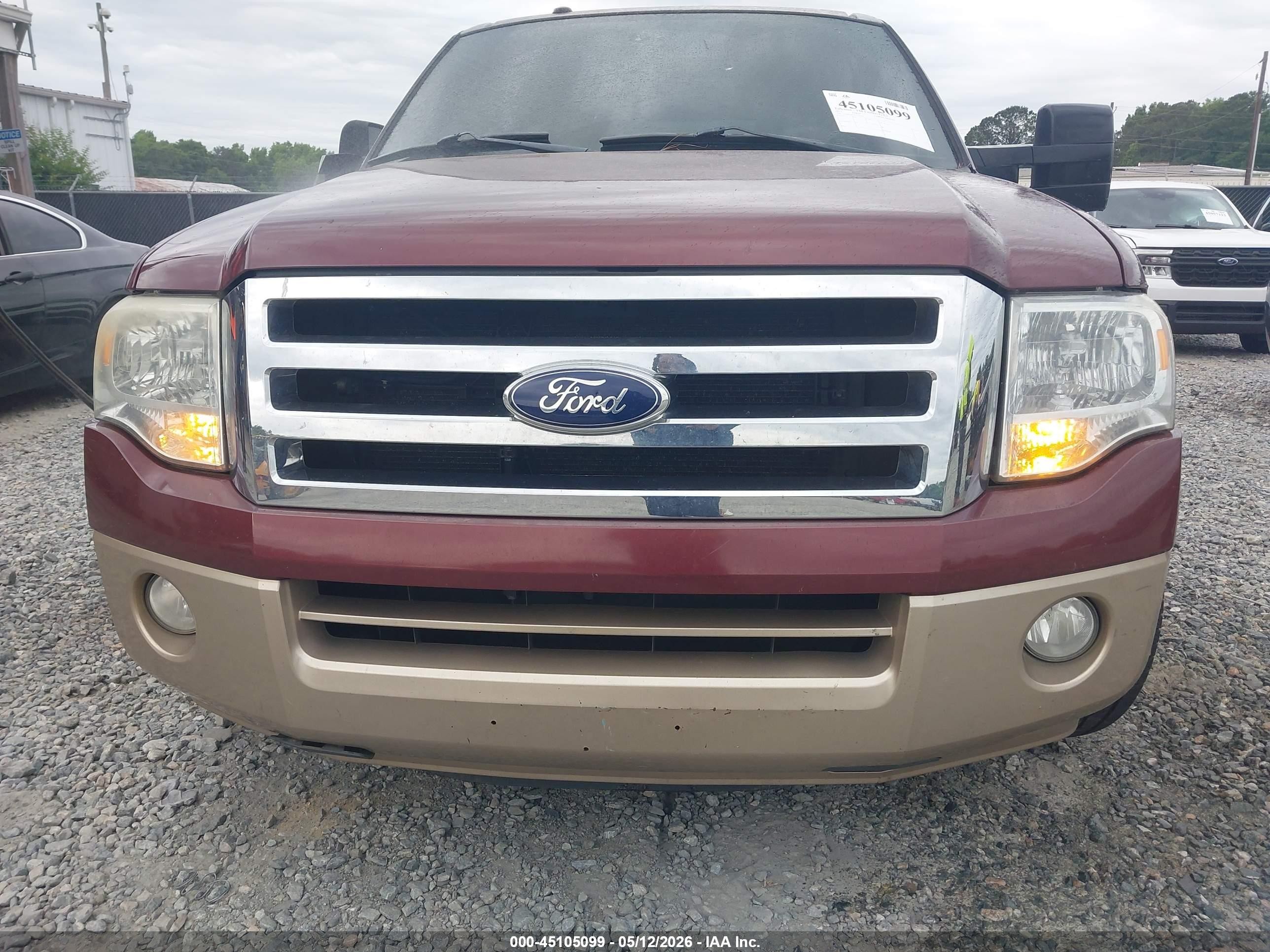 2012 Ford Expedition El Xlt Maroon vin: 1FMJK1H51CEF40318