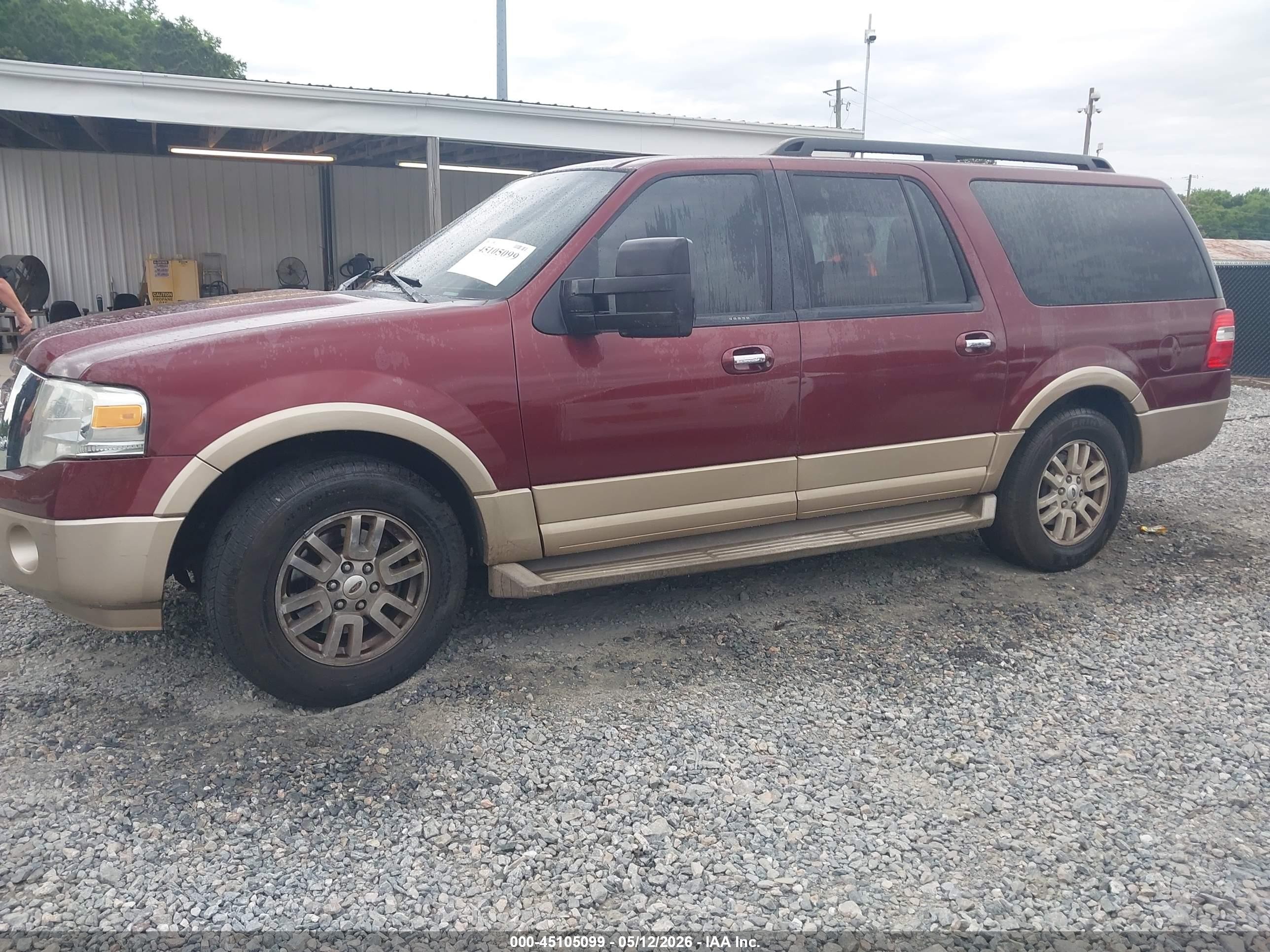 2012 Ford Expedition El Xlt Maroon vin: 1FMJK1H51CEF40318