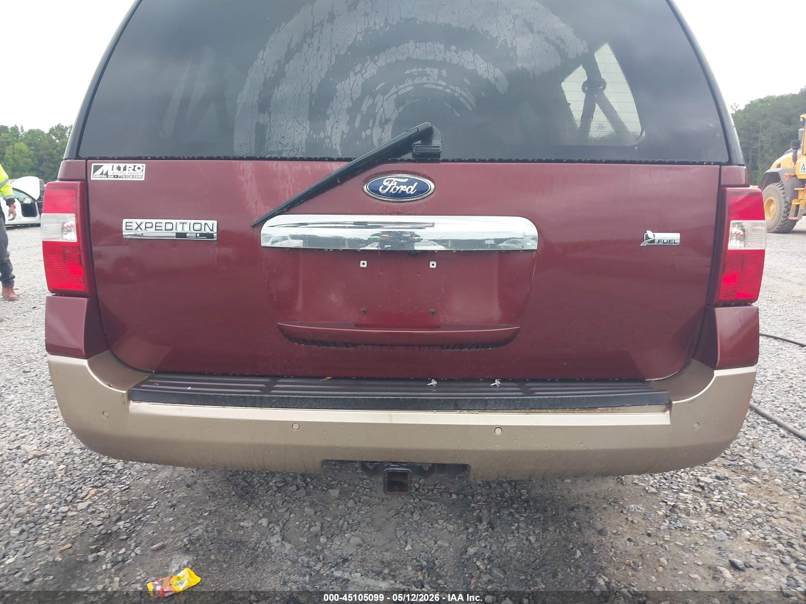 2012 Ford Expedition El Xlt Maroon vin: 1FMJK1H51CEF40318