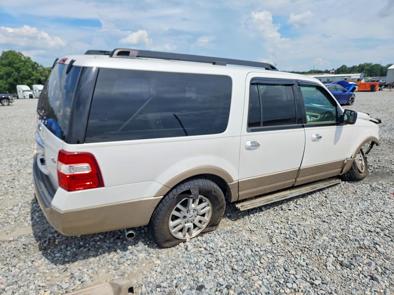 2012 Ford Expedition El Xlt/el King Ranch Белый vin: 1FMJK1H51CEF52517