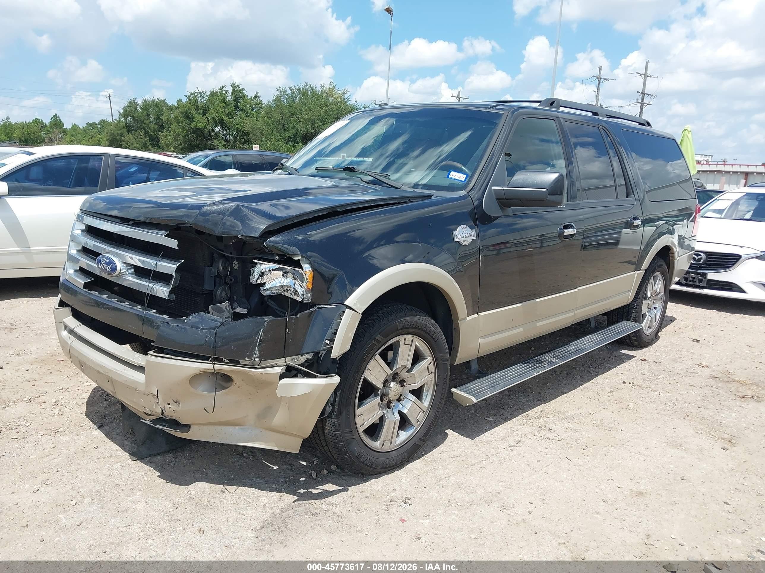 2010 Ford Expedition El Eddie Bauer/king Ranch Black vin: 1FMJK1H52AEB50504