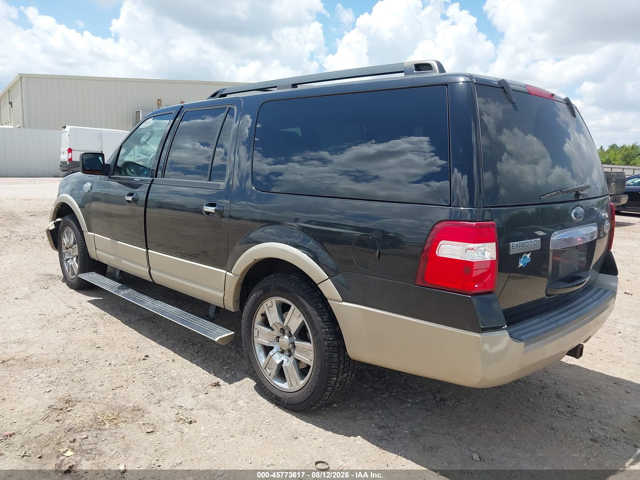 2010 Ford Expedition El Eddie Bauer/king Ranch Black vin: 1FMJK1H52AEB50504