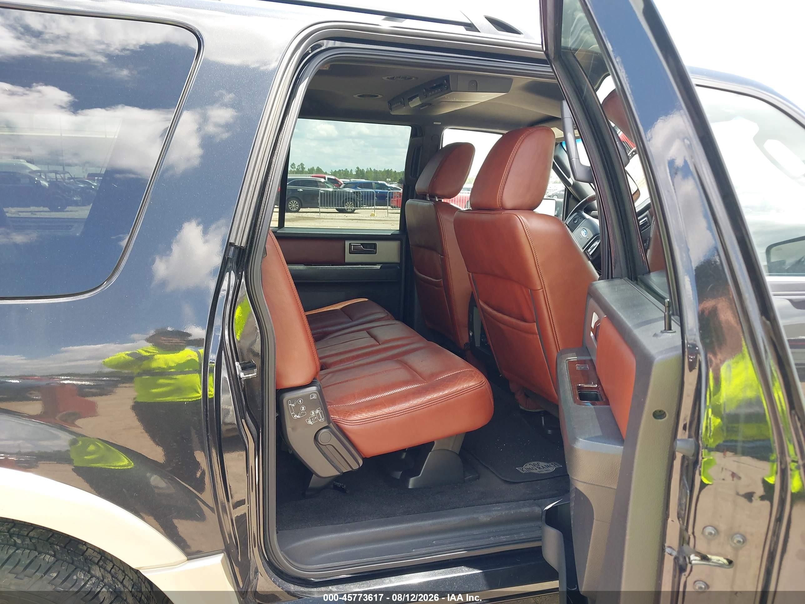 2010 Ford Expedition El Eddie Bauer/king Ranch Black vin: 1FMJK1H52AEB50504