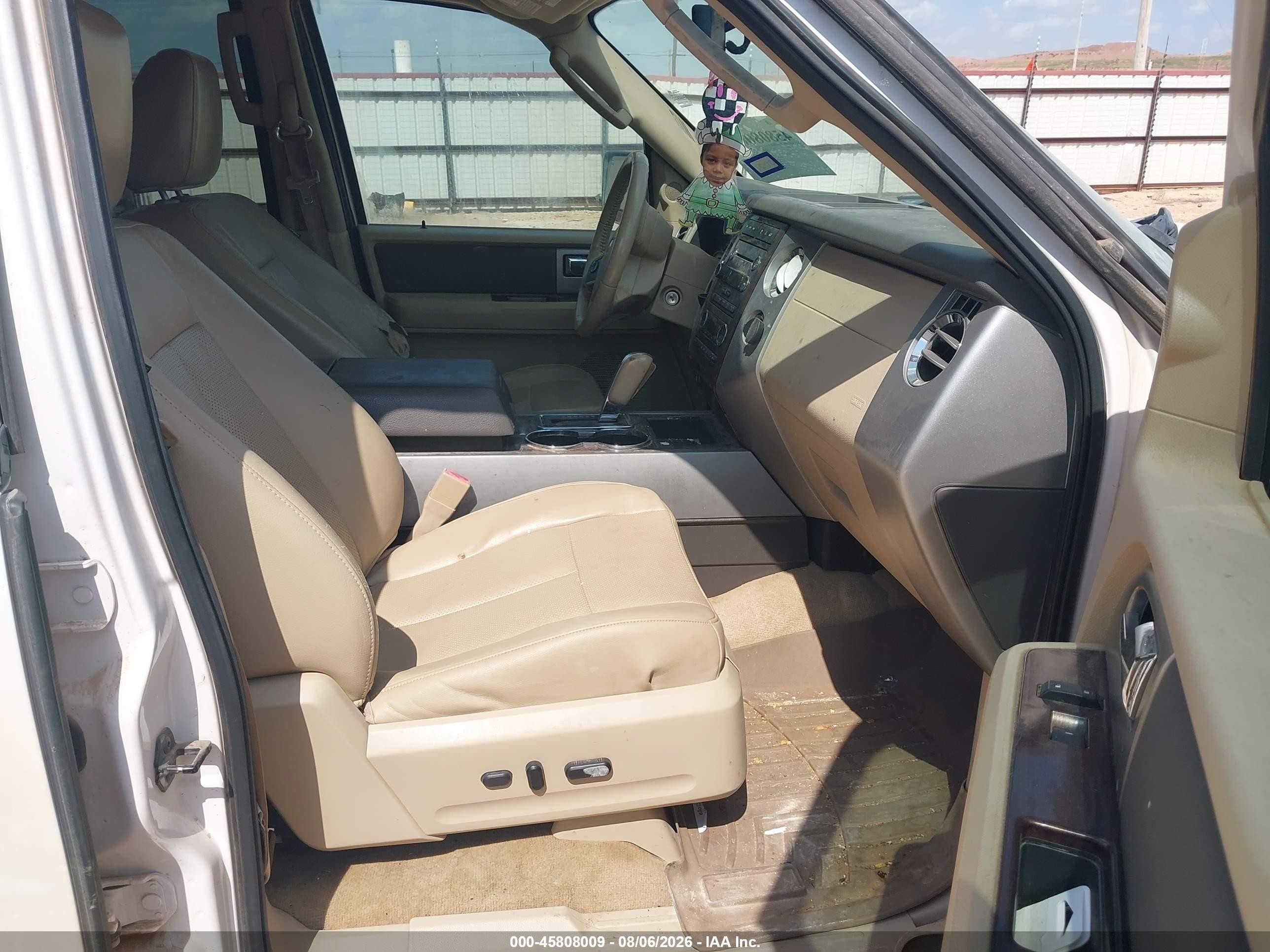 2011 Ford Expedition El Xlt White vin: 1FMJK1H52BEF56137