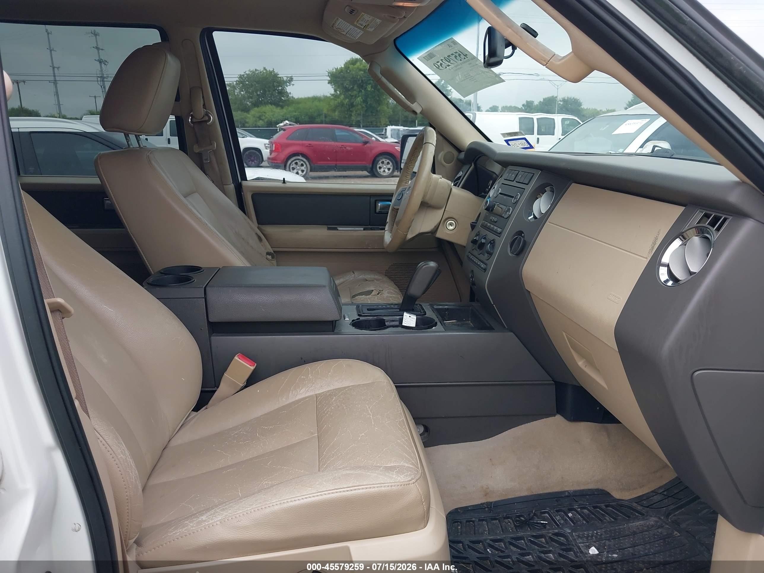2011 Ford Expedition El Xlt White vin: 1FMJK1H53BEF05536