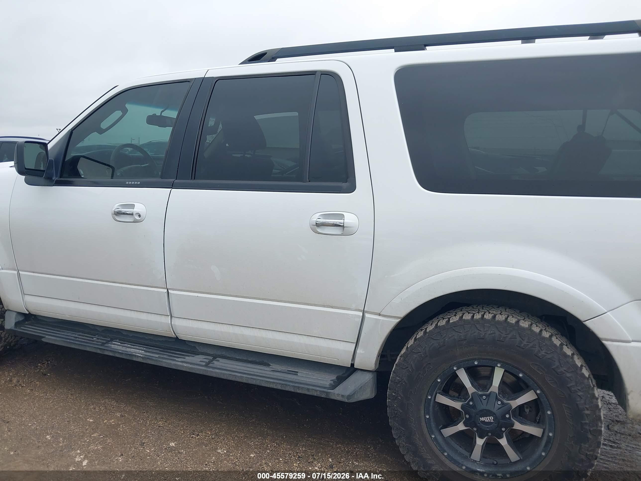 2011 Ford Expedition El Xlt White vin: 1FMJK1H53BEF05536