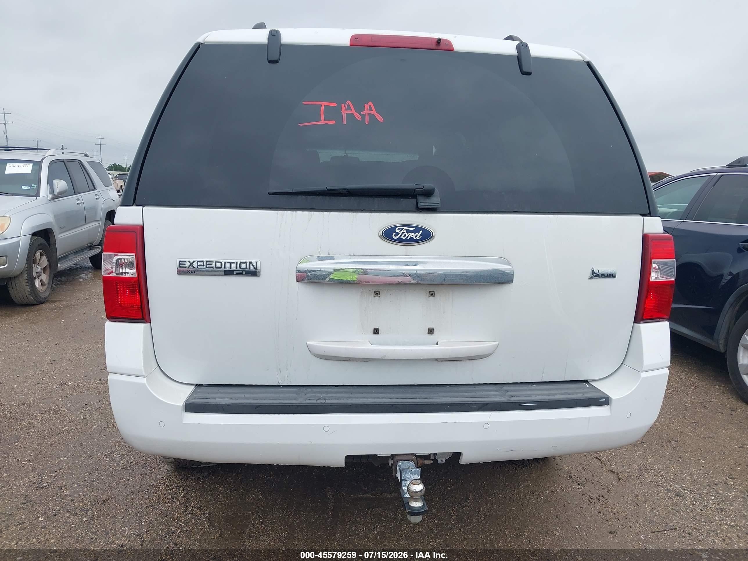 2011 Ford Expedition El Xlt White vin: 1FMJK1H53BEF05536