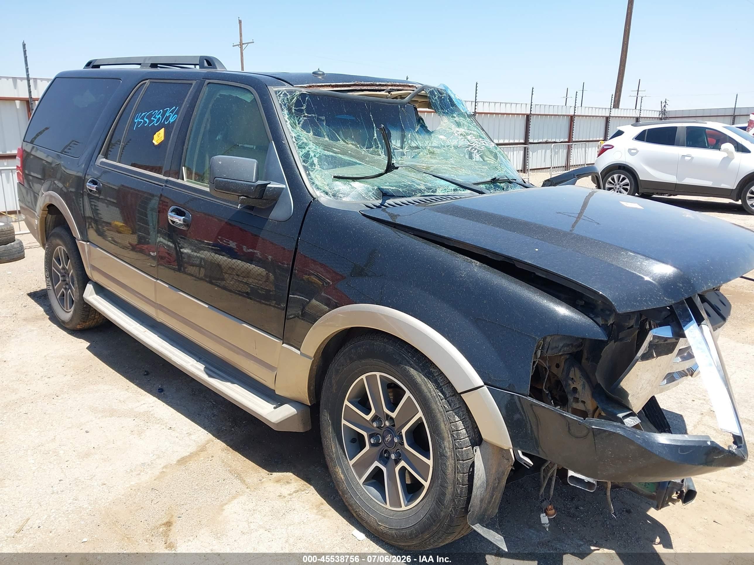 2012 Ford Expedition El King Ranch/xlt Black vin: 1FMJK1H54CEF49126