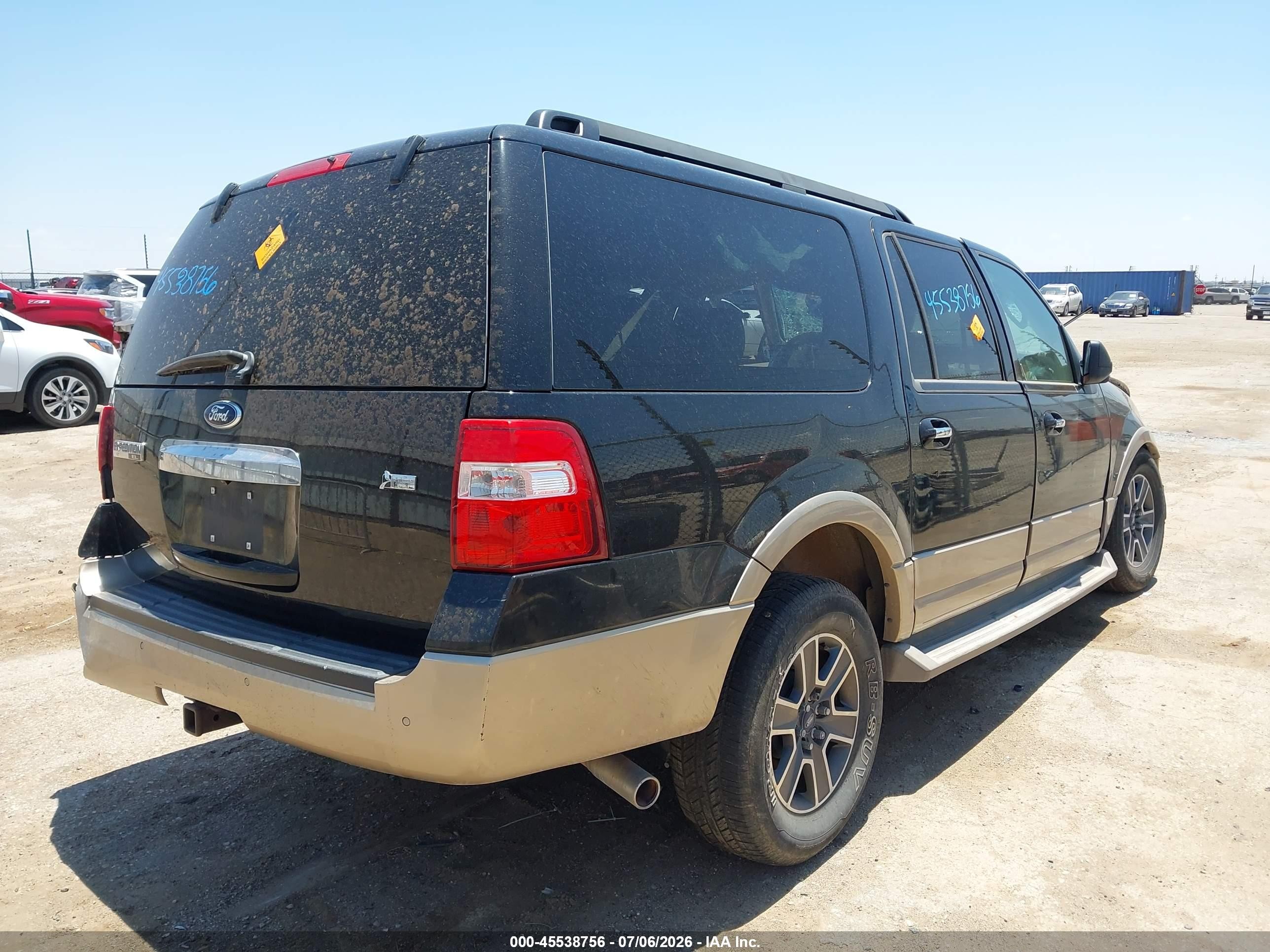 2012 Ford Expedition El King Ranch/xlt Black vin: 1FMJK1H54CEF49126