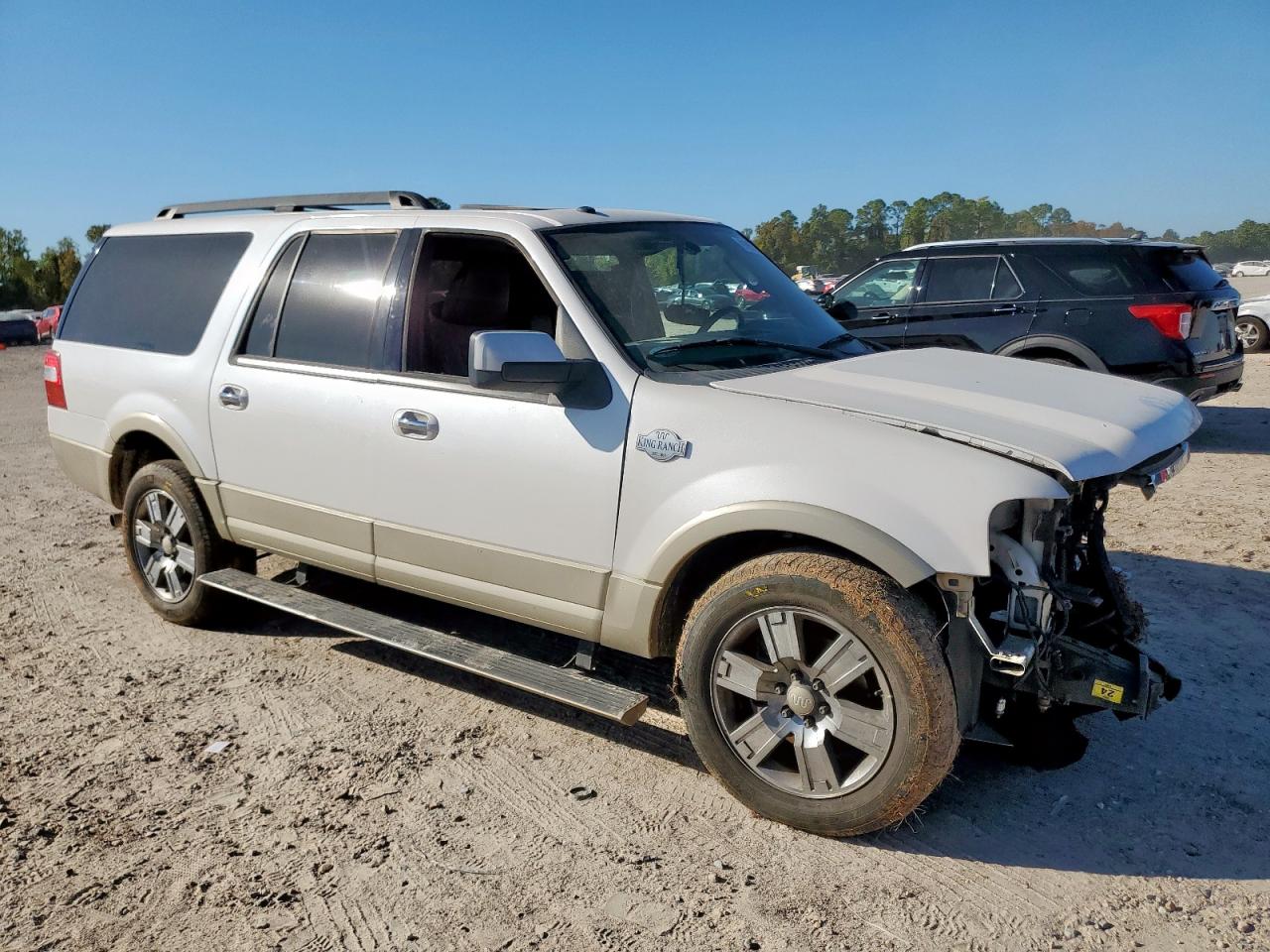 2010 Ford Expedition El Eddie Bauer White vin: 1FMJK1H55AEB49105