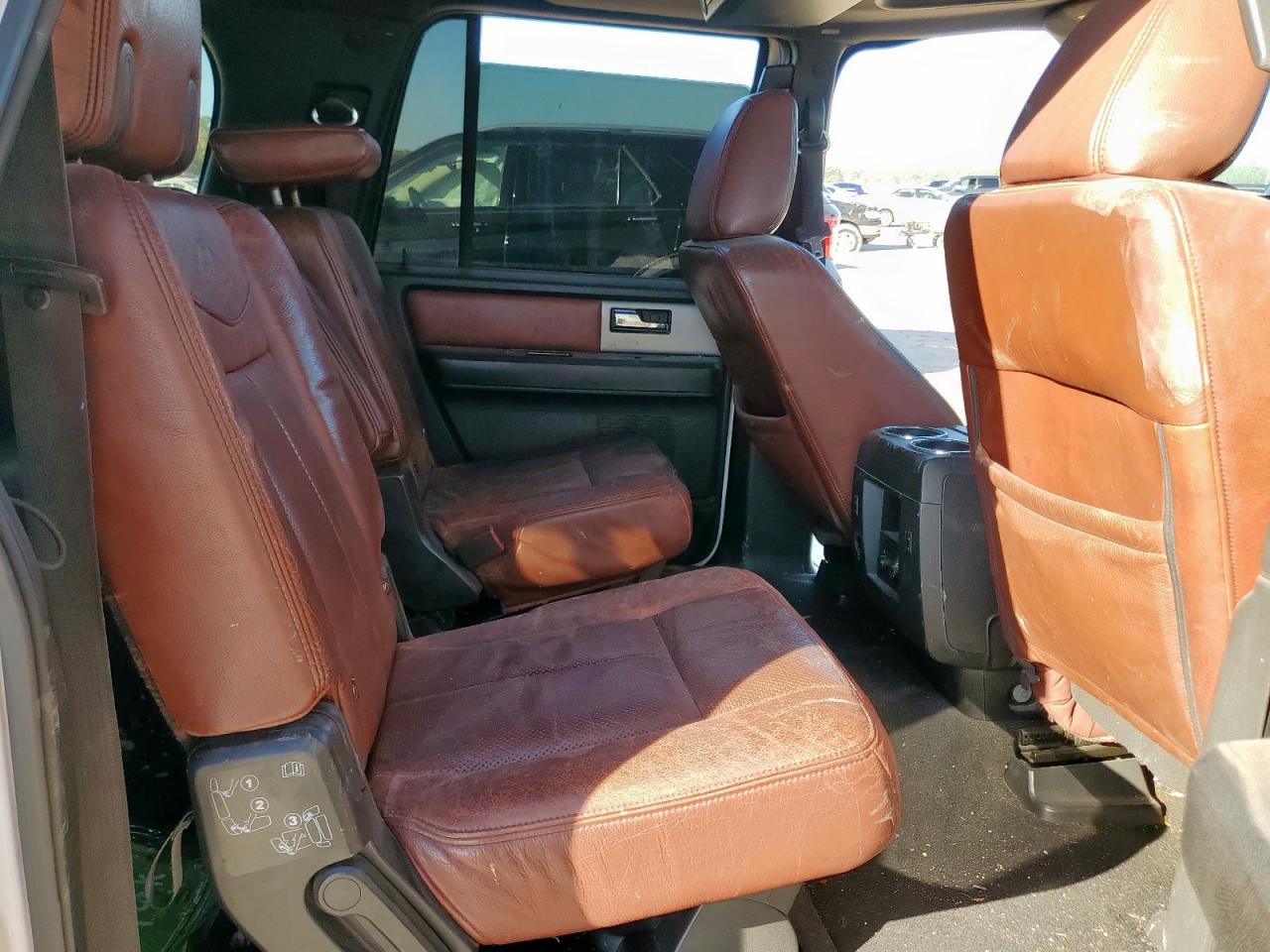 2010 Ford Expedition El Eddie Bauer White vin: 1FMJK1H55AEB49105