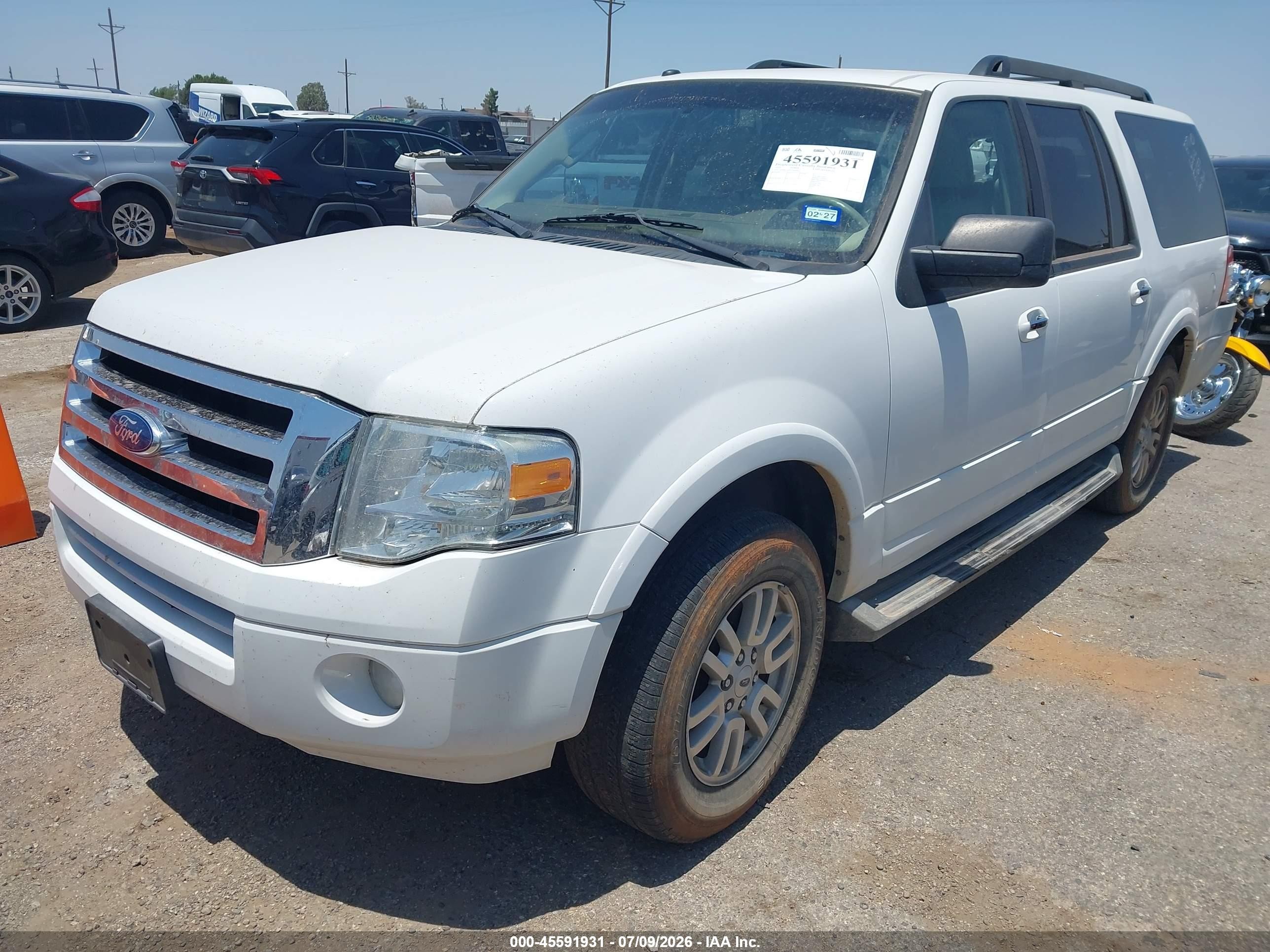 2012 Ford Expedition El Xlt Белый vin: 1FMJK1H55CEF07614