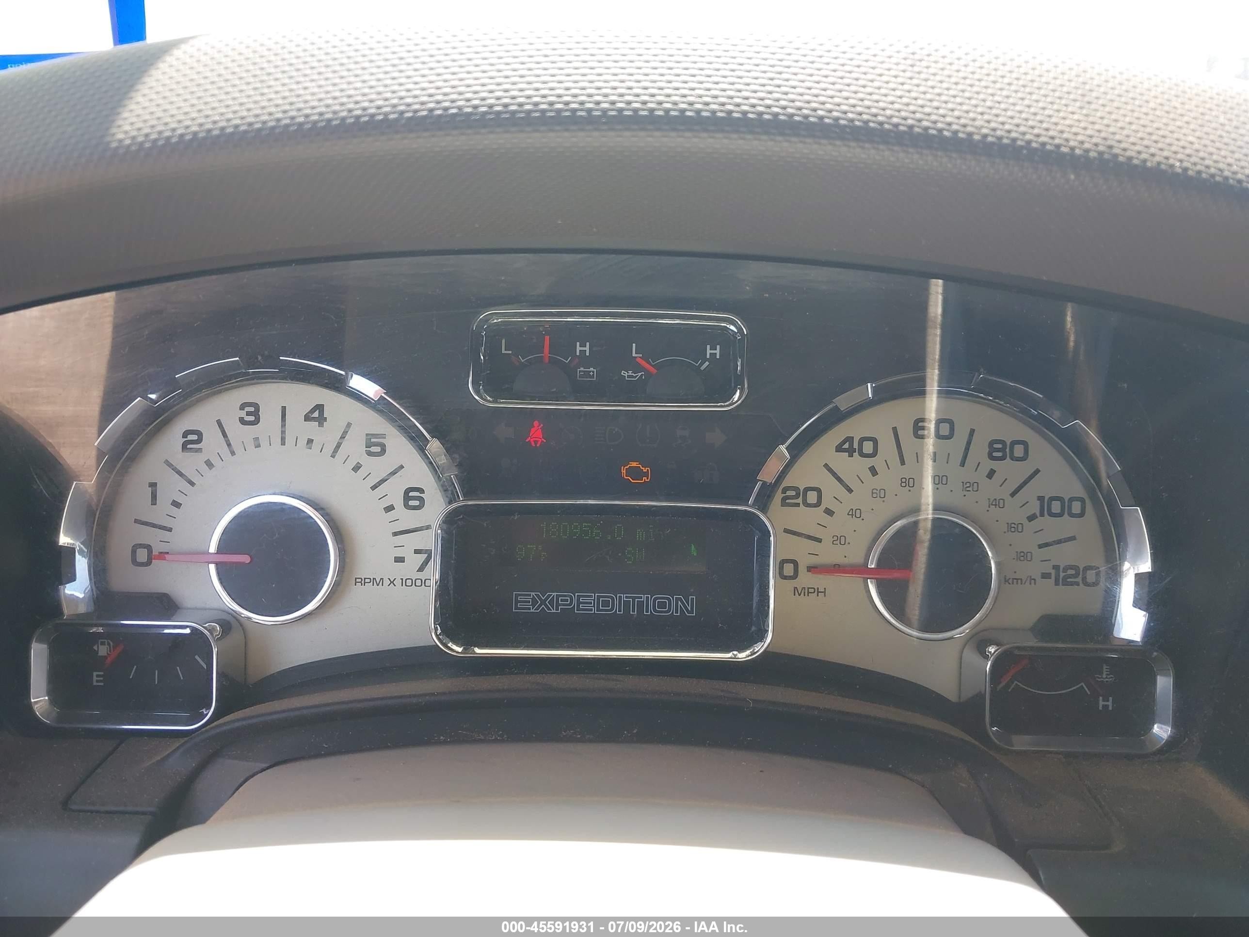 2012 Ford Expedition El Xlt Белый vin: 1FMJK1H55CEF07614