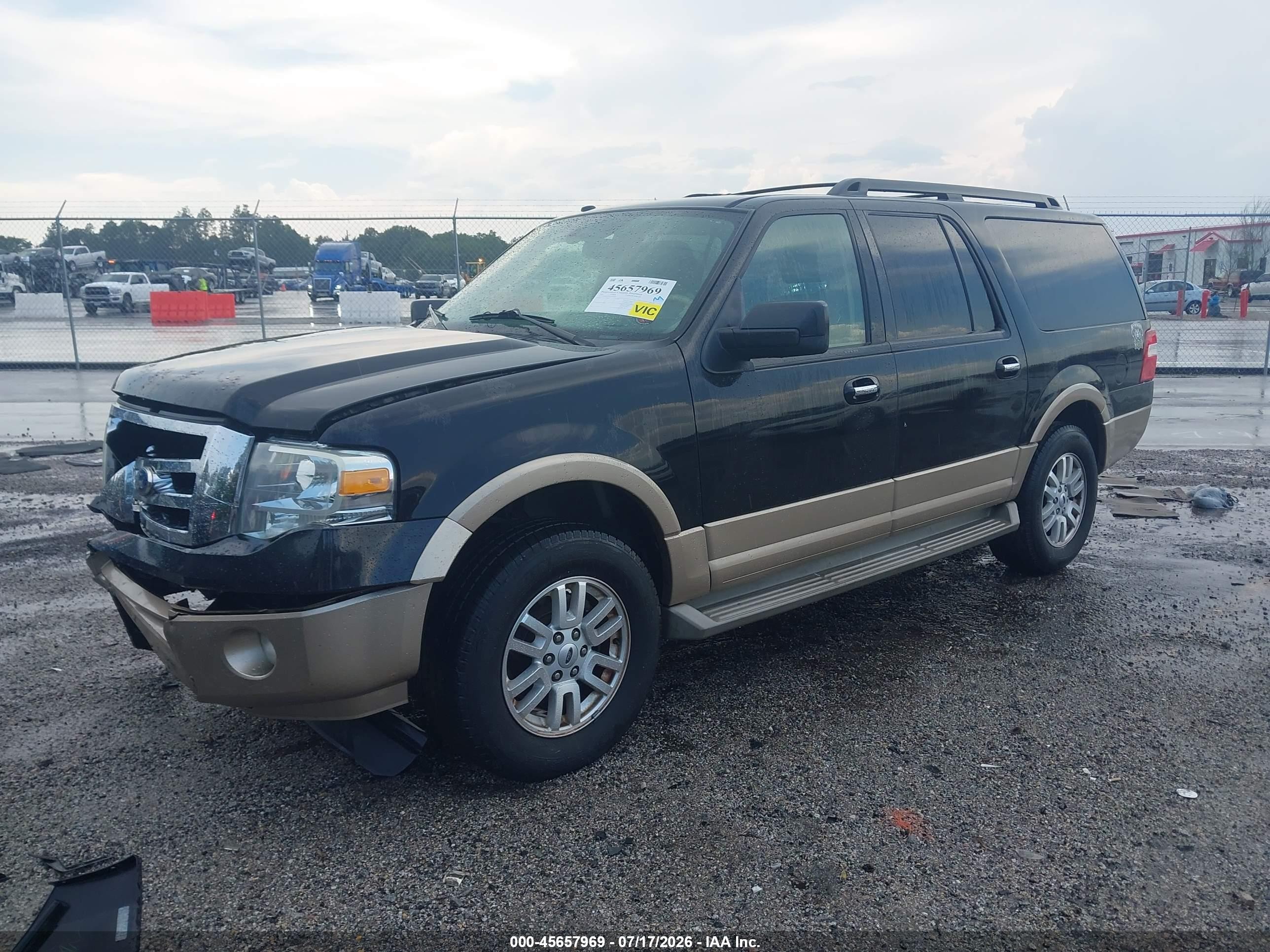 2012 Ford Expedition El Xlt Черный vin: 1FMJK1H55CEF49135