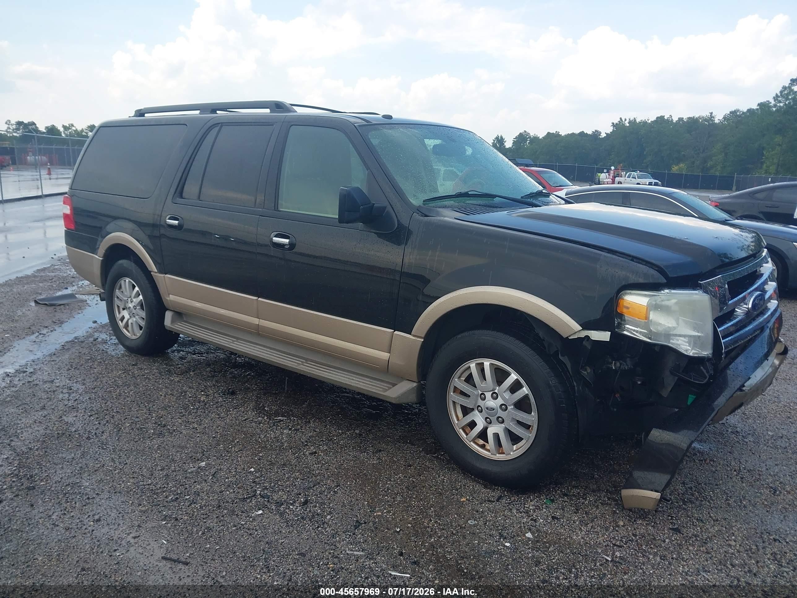 2012 Ford Expedition El Xlt Black vin: 1FMJK1H55CEF49135