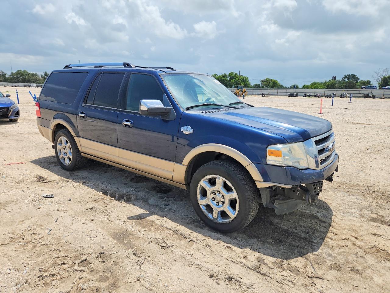 2013 Ford Expedition El Xlt Blue vin: 1FMJK1H55DEF63697