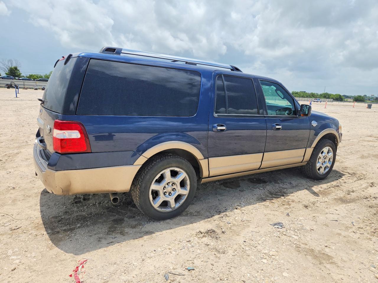 2013 Ford Expedition El Xlt Blue vin: 1FMJK1H55DEF63697