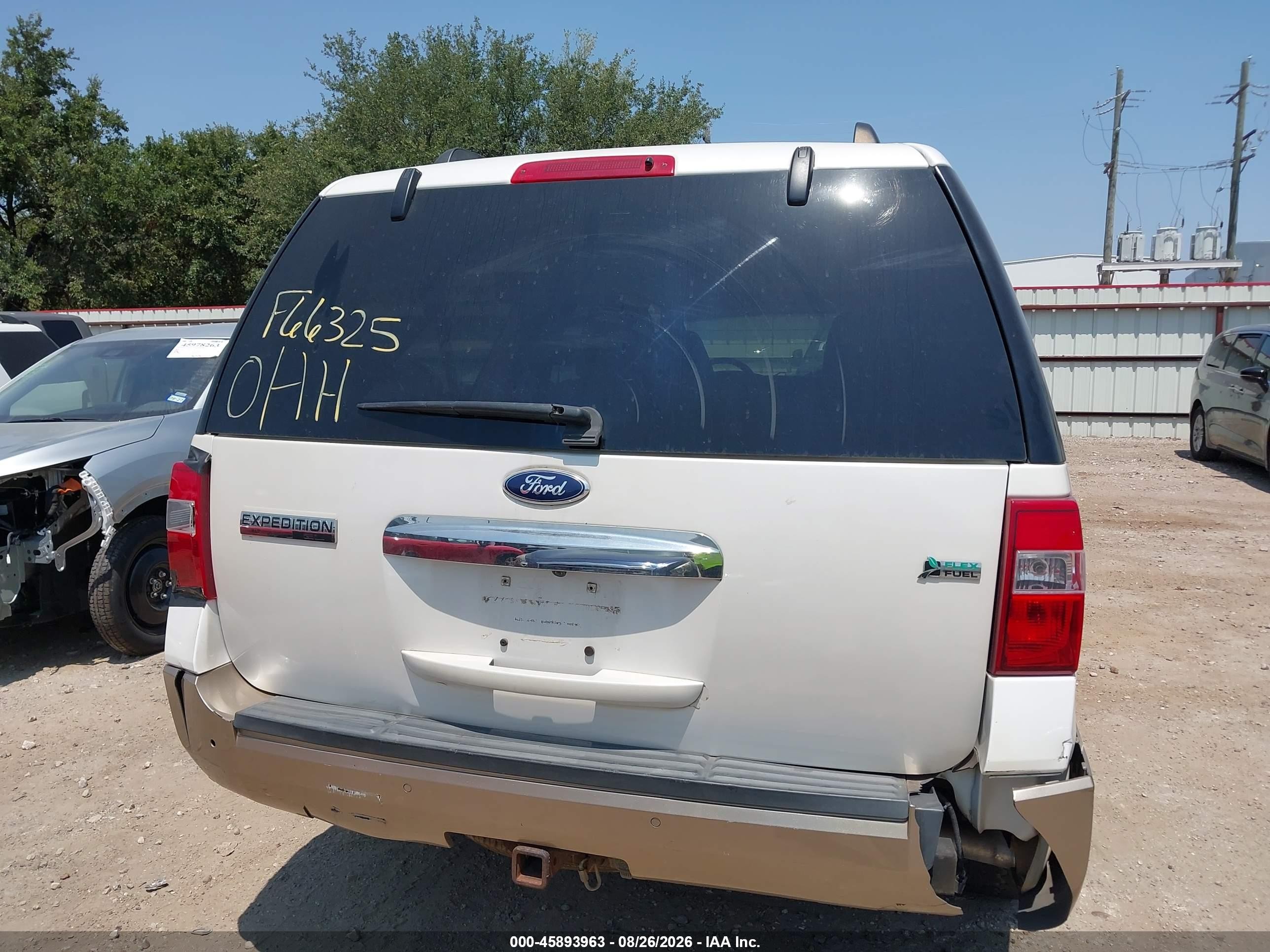2013 Ford Expedition El Xlt White vin: 1FMJK1H55DEF66325