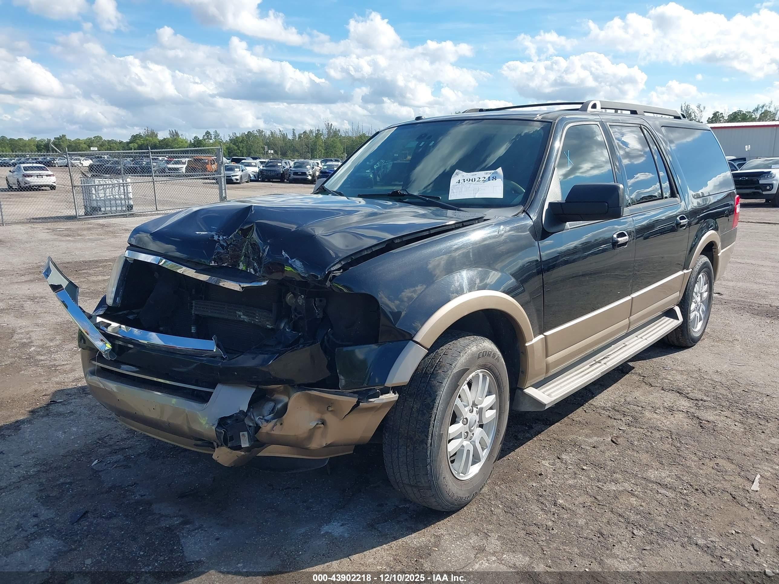 2014 Ford Expedition El Xlt Black vin: 1FMJK1H55EEF41796