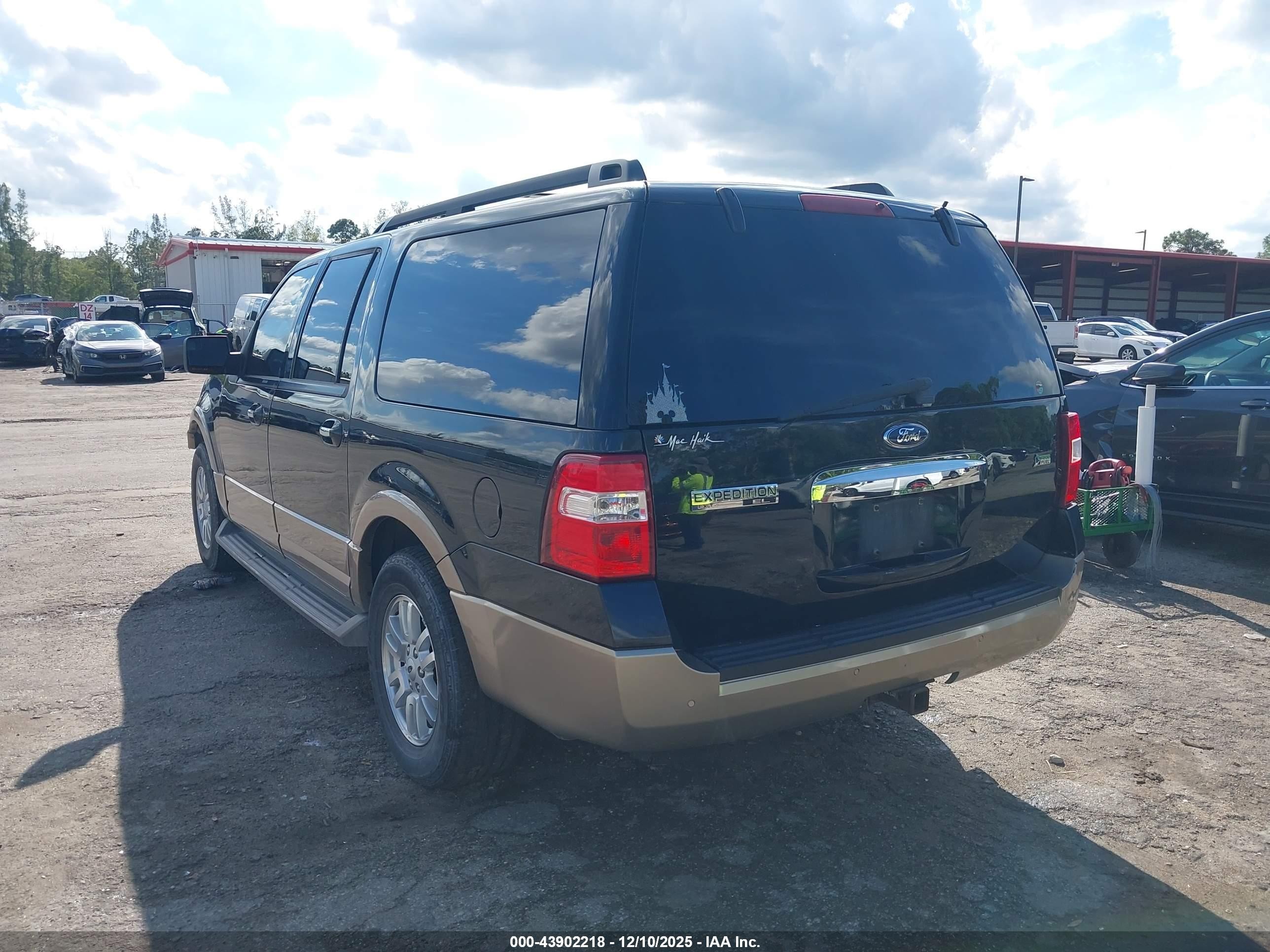 2014 Ford Expedition El Xlt Black vin: 1FMJK1H55EEF41796