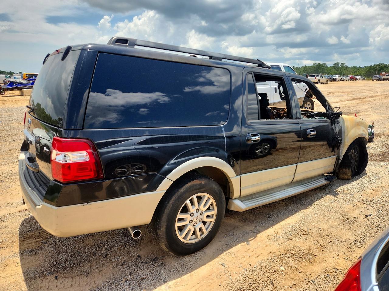 2010 Ford Expedition El Eddie Bauer Gray vin: 1FMJK1H56AEB52899