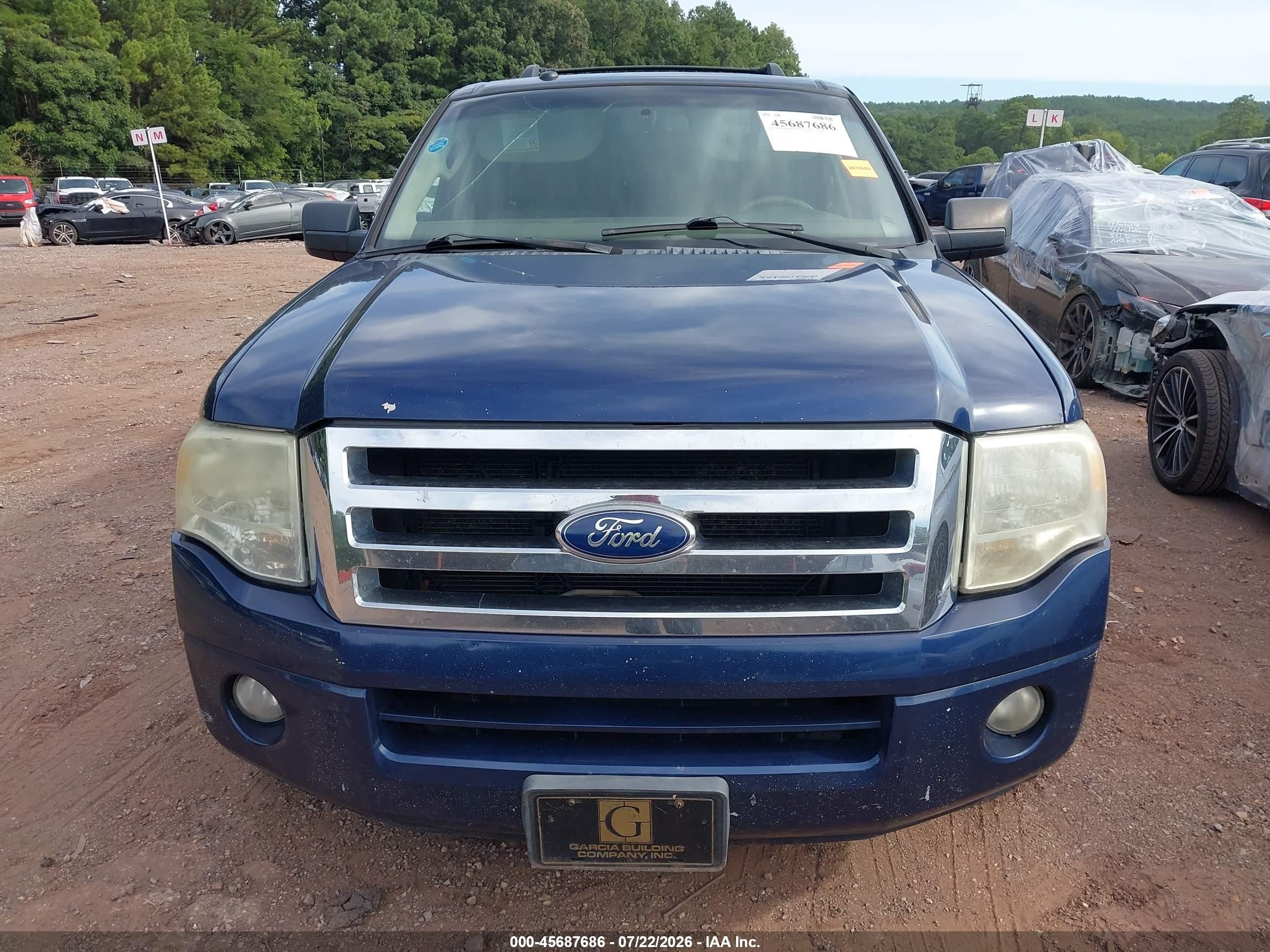 2012 Ford Expedition El Xlt Blue vin: 1FMJK1H56CEF02258