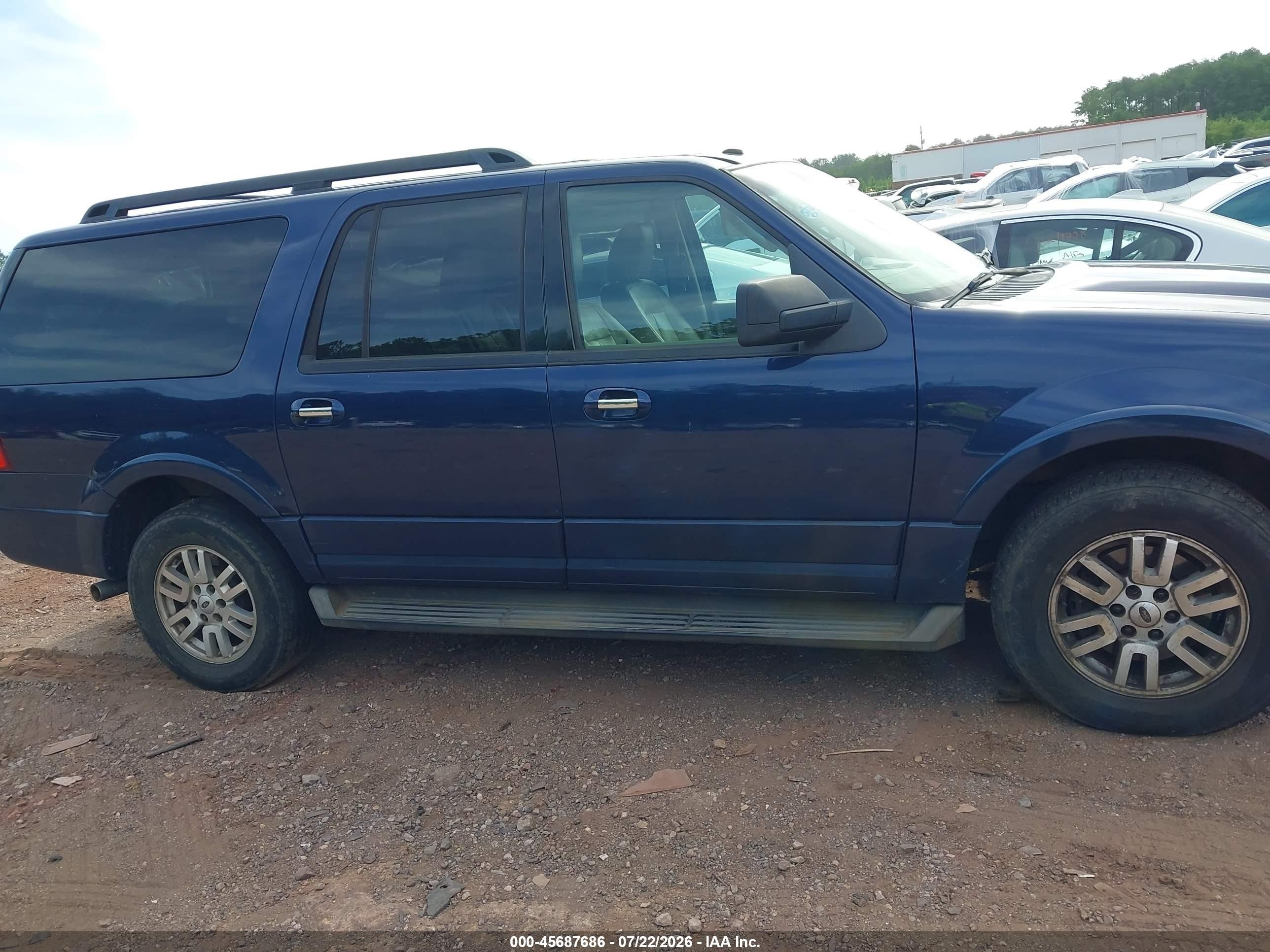 2012 Ford Expedition El Xlt Blue vin: 1FMJK1H56CEF02258