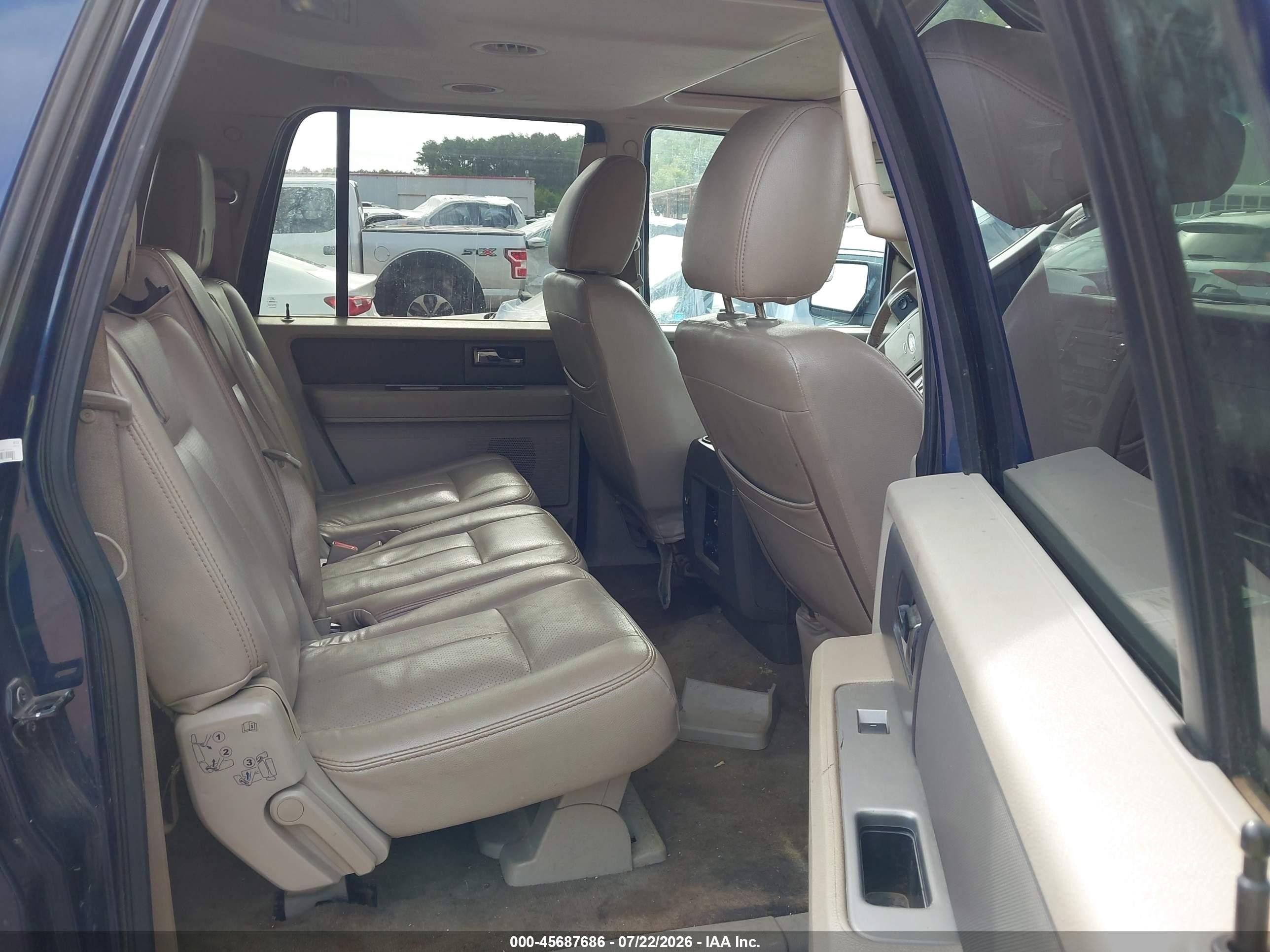 2012 Ford Expedition El Xlt Blue vin: 1FMJK1H56CEF02258