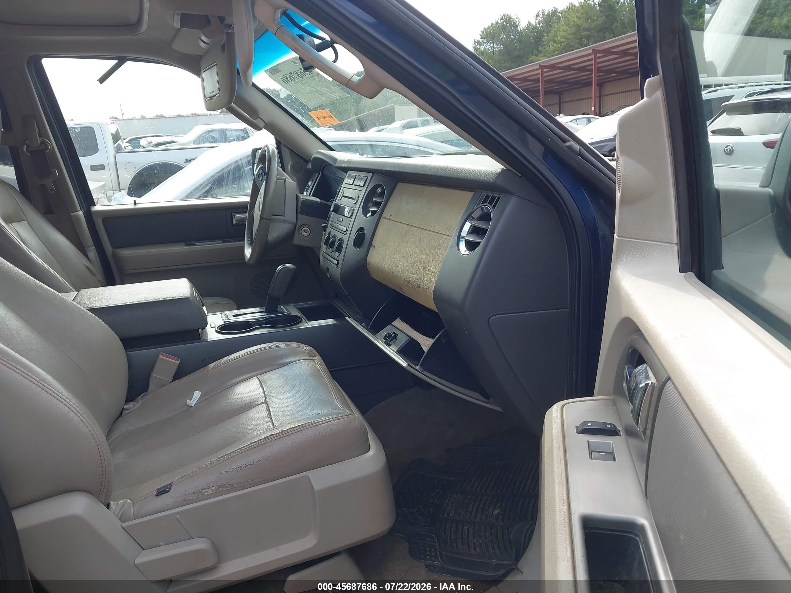 2012 Ford Expedition El Xlt Blue vin: 1FMJK1H56CEF02258