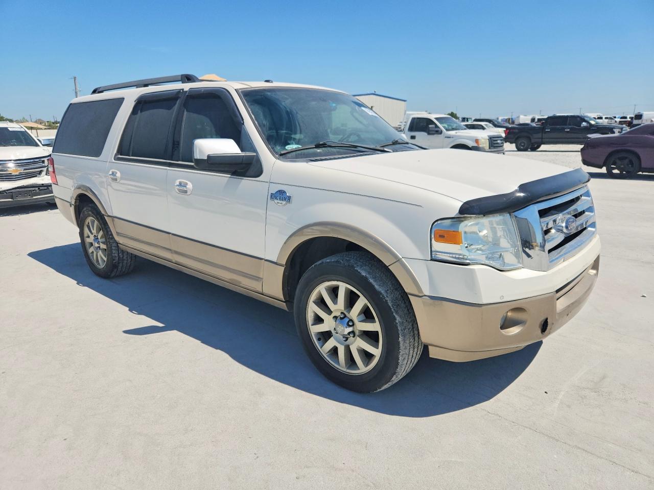 2012 Ford Expedition El Xlt White vin: 1FMJK1H56CEF13616