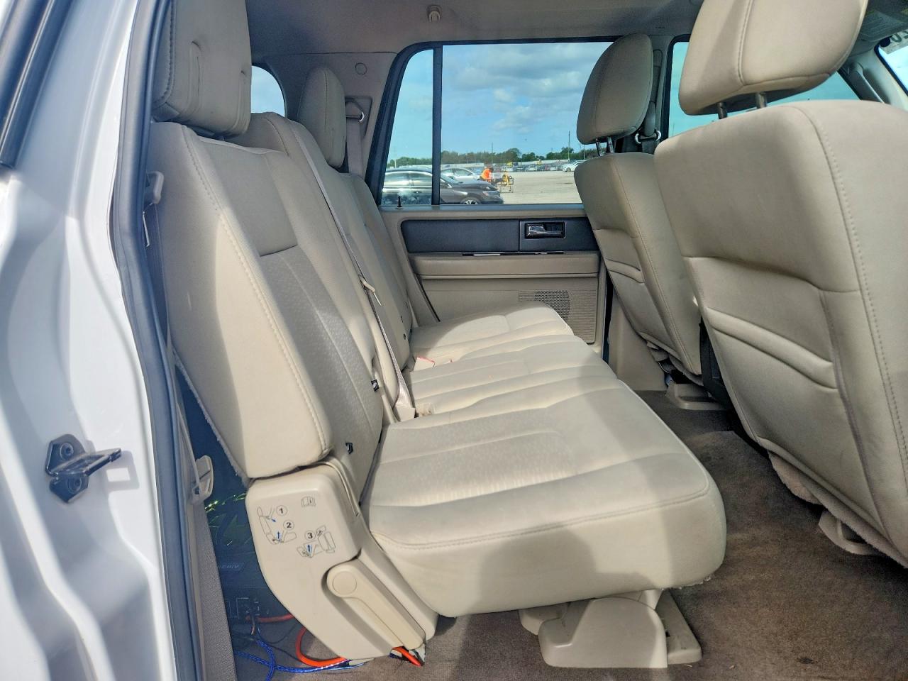 2013 Ford Expedition El Xlt White vin: 1FMJK1H57DEF01055