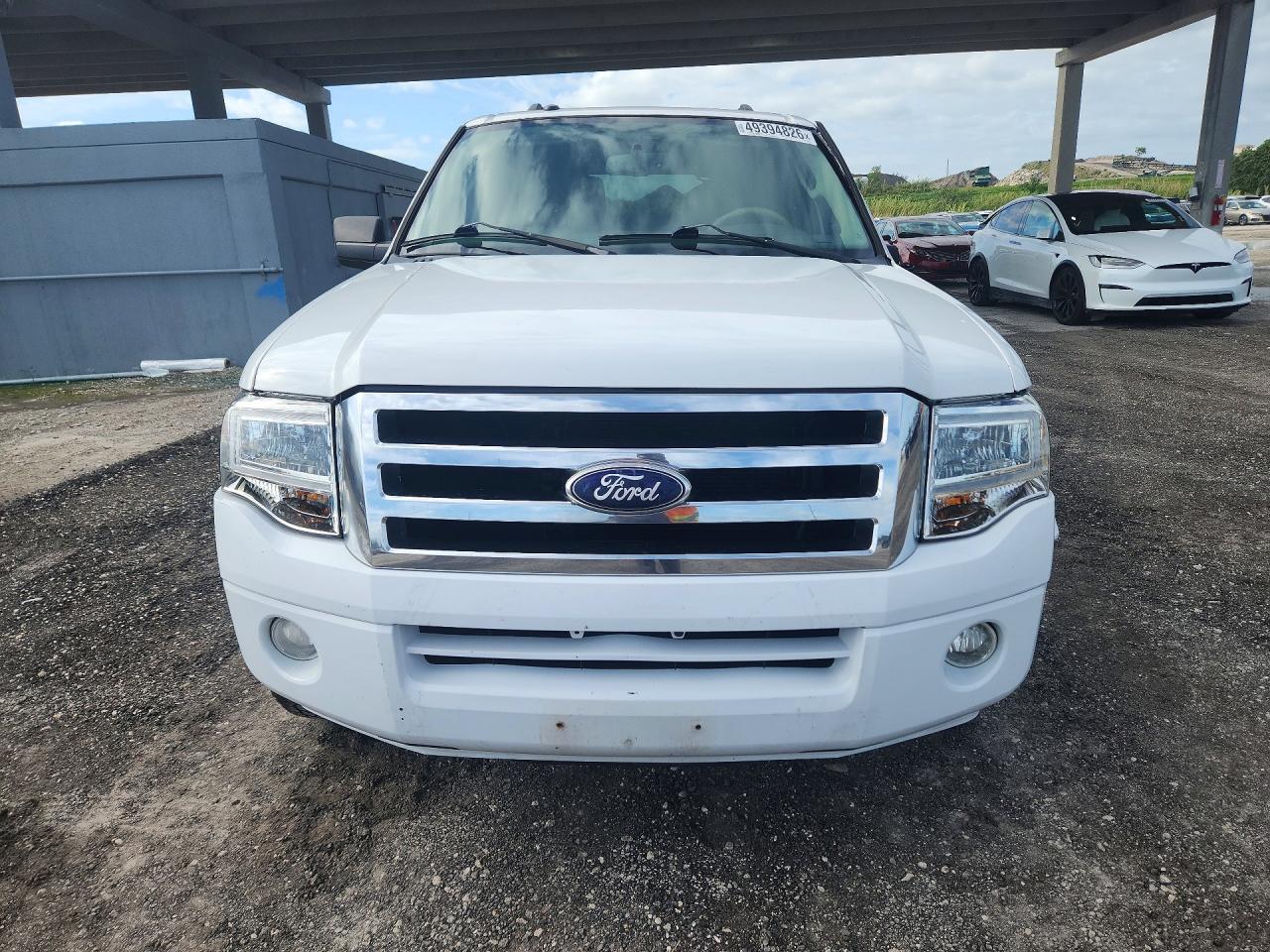 2013 Ford Expedition El Xlt White vin: 1FMJK1H57DEF01055