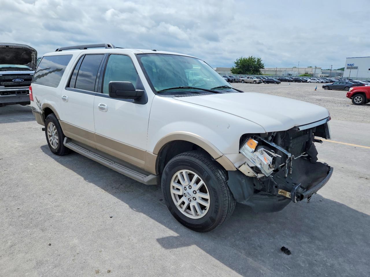 2013 Ford Expedition El Xlt White vin: 1FMJK1H57DEF49512