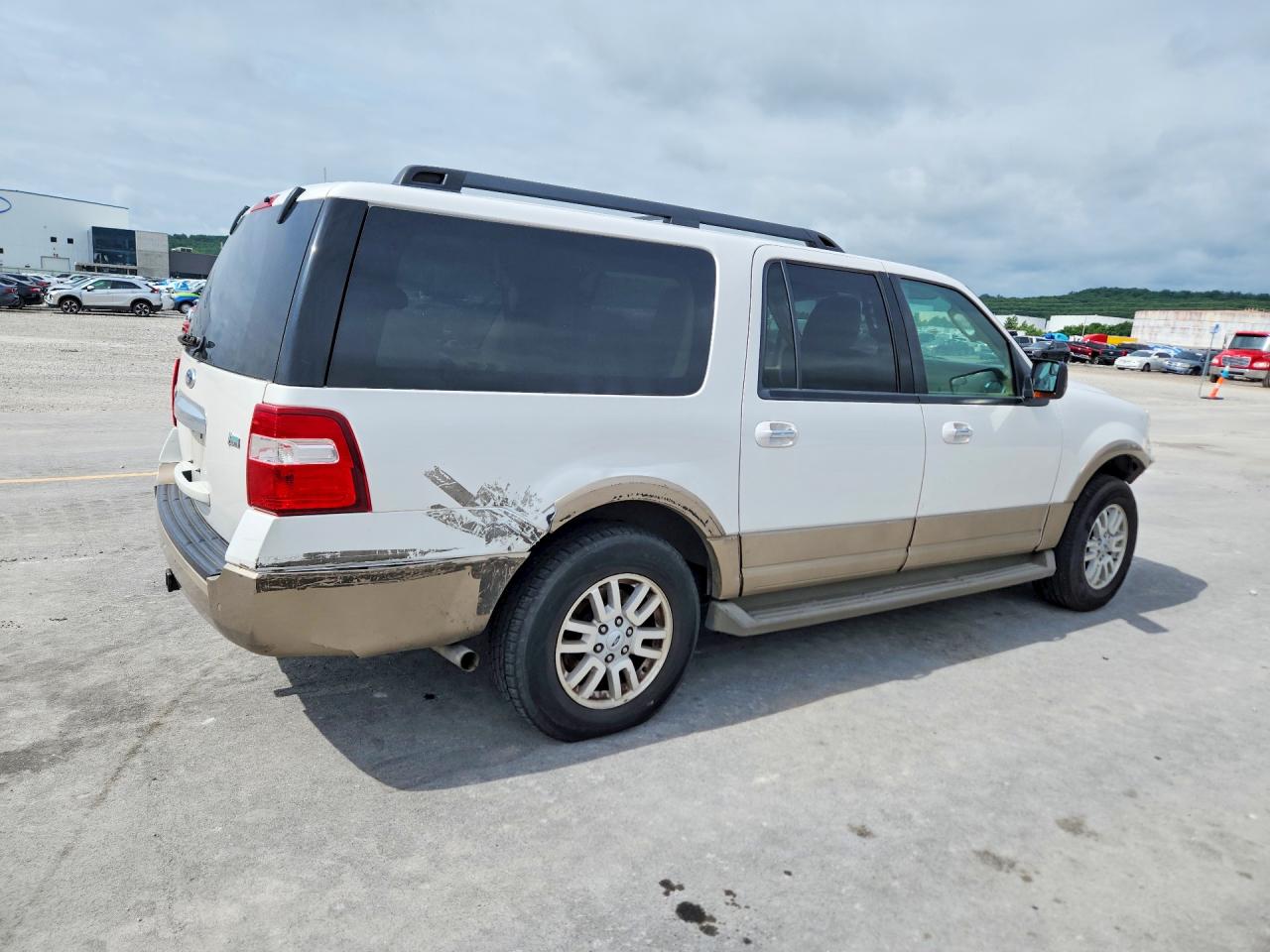 2013 Ford Expedition El Xlt White vin: 1FMJK1H57DEF49512