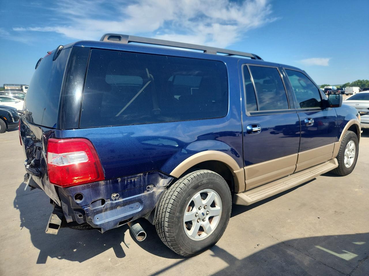 2014 Ford Expedition El Xlt Blue vin: 1FMJK1H57EEF22957