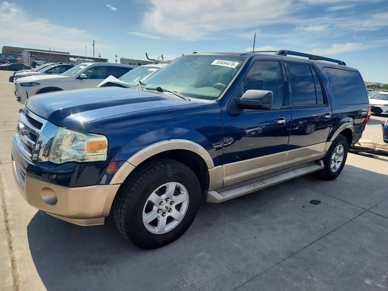 2014 Ford Expedition El Xlt Blue vin: 1FMJK1H57EEF22957