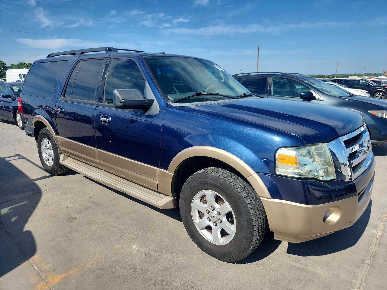 2014 Ford Expedition El Xlt Blue vin: 1FMJK1H57EEF22957