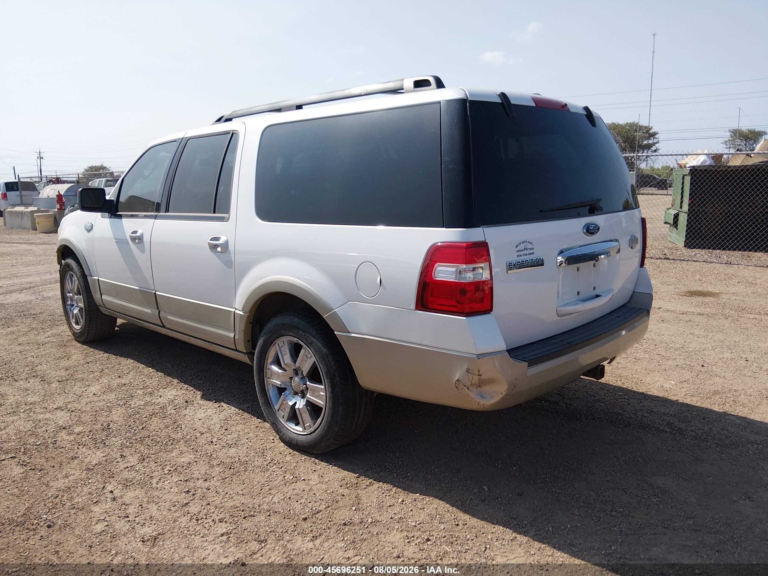 2010 Ford Expedition El King Ranch White vin: 1FMJK1H58AEA38581
