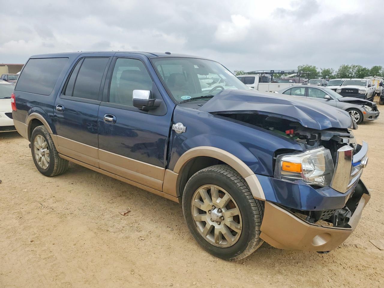 2013 Ford Expedition El Xlt Blue vin: 1FMJK1H59DEF58700